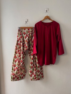 Floral(Maroon)