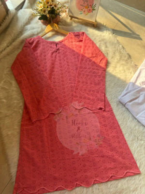 Chickankari Single Kameez (Sweet pink💗)